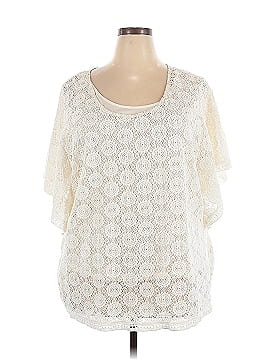 Jm Collection Short Sleeve Blouse