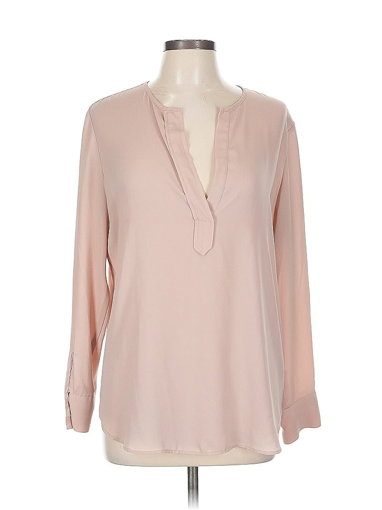 Pre-owned Premise Studio Long Sleeve Blouse In Pink