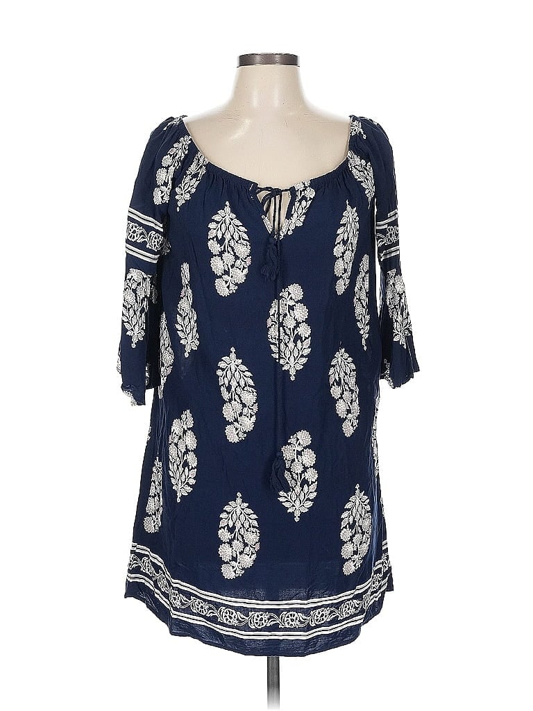 Pre-owned Iris Casual Dress In Blue