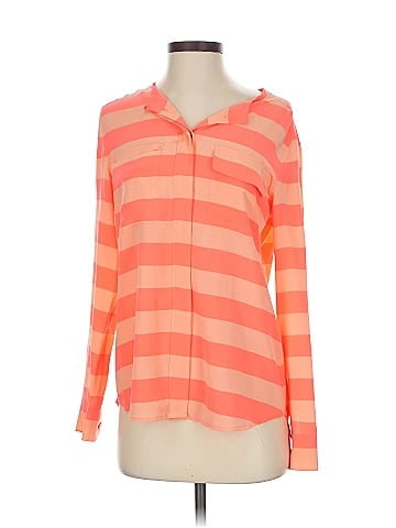 Equipment Long Sleeve Silk Top (view 1)