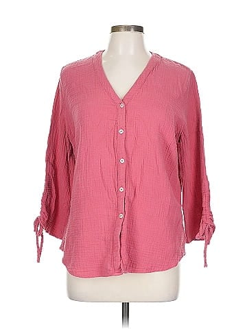 Foxcroft 3/4 Sleeve Blouse (view 1)