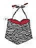 Becca Chevron-herringbone Black Swimsuit Top Size L - photo 2