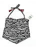 Becca Chevron-herringbone Black Swimsuit Top Size L - photo 1