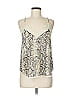 Lovestitch 100% Polyester Animal Print Graphic Ivory Sleeveless Blouse Size M - photo 1