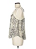 Lovestitch 100% Polyester Animal Print Graphic Ivory Sleeveless Blouse Size M - photo 4
