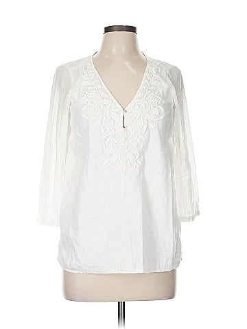 Velvet 3/4 Sleeve Blouse (view 1)