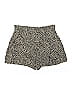 Three Dots 100% Rayon Chevron-herringbone Gray Shorts Size L - photo 2