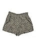 Three Dots 100% Rayon Chevron-herringbone Gray Shorts Size L - photo 1