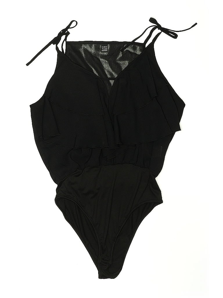 Pre-owned Shein One Piece Swimsuit In Black