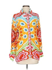 Farm Rio For Anthropologie Long Sleeve Blouse
