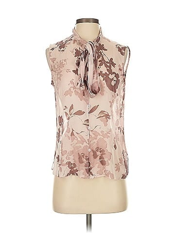 Linda Allard Ellen Tracy Sleeveless Silk Top (view 1)