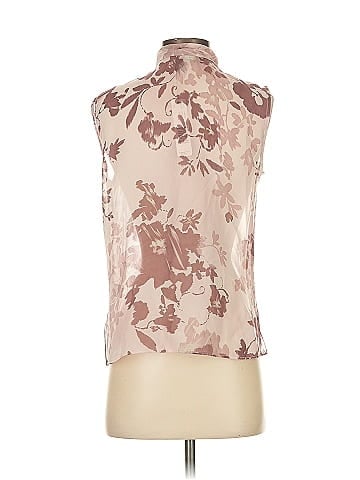 Linda Allard Ellen Tracy Sleeveless Silk Top (view 2)
