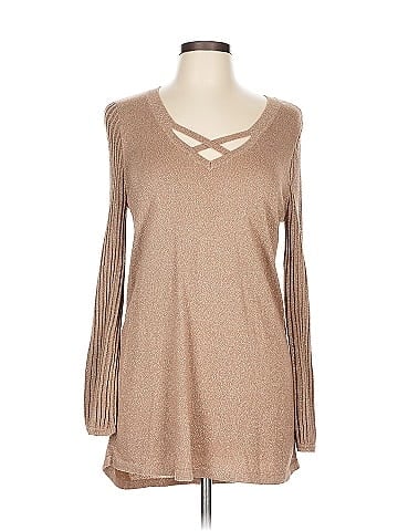 JM Collection Long Sleeve Top (view 1)