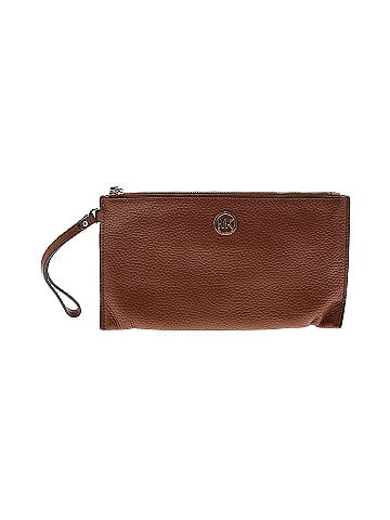 MICHAEL Michael Kors Leather Wristlet (view 1)
