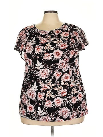 Perseption Concept Short Sleeve Blouse (view 1)