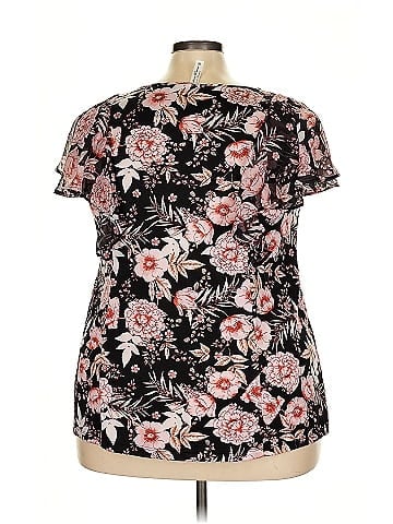 Perseption Concept Short Sleeve Blouse (view 2)