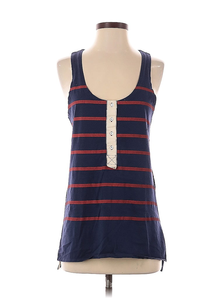 Calypso St. Barth 100% Cotton Blue Tank Top Size S - photo 1