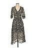 Sea New York 100% Viscose Paisley Black Casual Dress Size 2 - photo 1