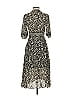 Sea New York 100% Viscose Paisley Black Casual Dress Size 2 - photo 2