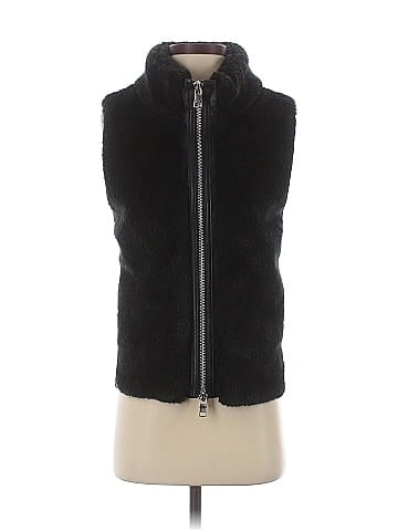 Armani Exchange Faux Fur Vest (view 1)