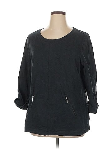 Karen Scott Sport 3/4 Sleeve T-Shirt (view 1)