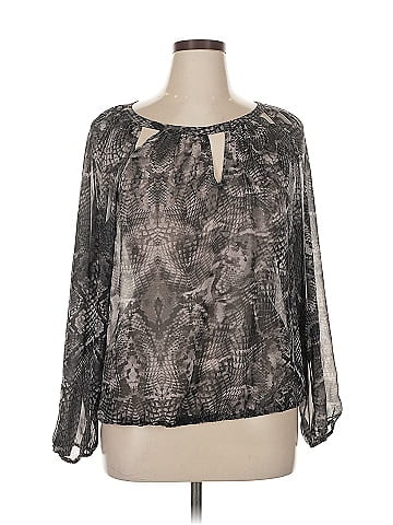 Jennifer Lopez Long Sleeve Blouse (view 1)