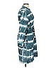 Sea New York 100% Cotton Tie-dye Teal Casual Dress Size L - photo 3