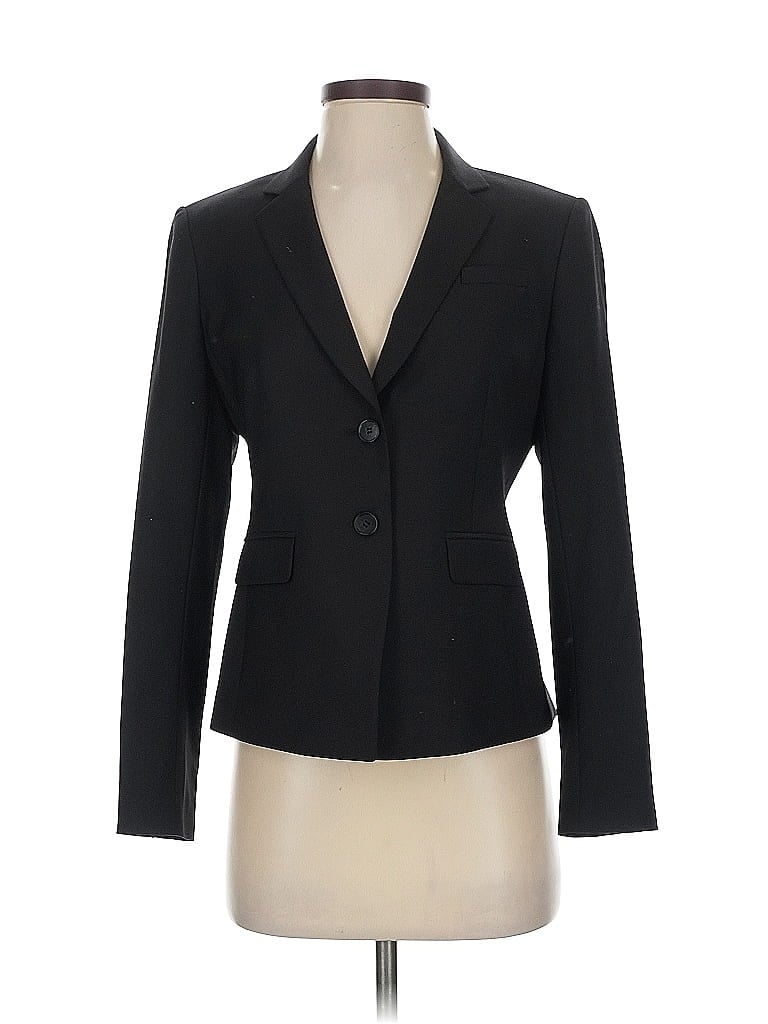 Pre-owned Ann Taylor Blazer Jacket In Black