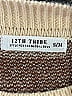 12th Tribe 100% Acrylic Checkered-gingham Brown Turtleneck Sweater Size Sm - Med - photo 7