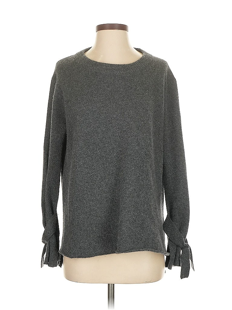 Pre-owned The Cashmere Project Pullover Sweater In Gray