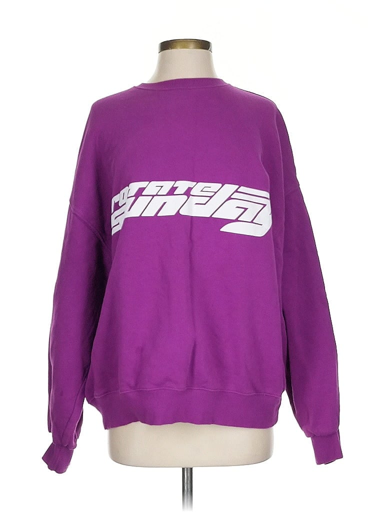Pre-owned Rotate Birger Christensen Sweatshirt In Purple