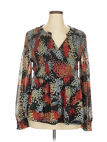 Akemi + Kin Long Sleeve Blouse (view 1)
