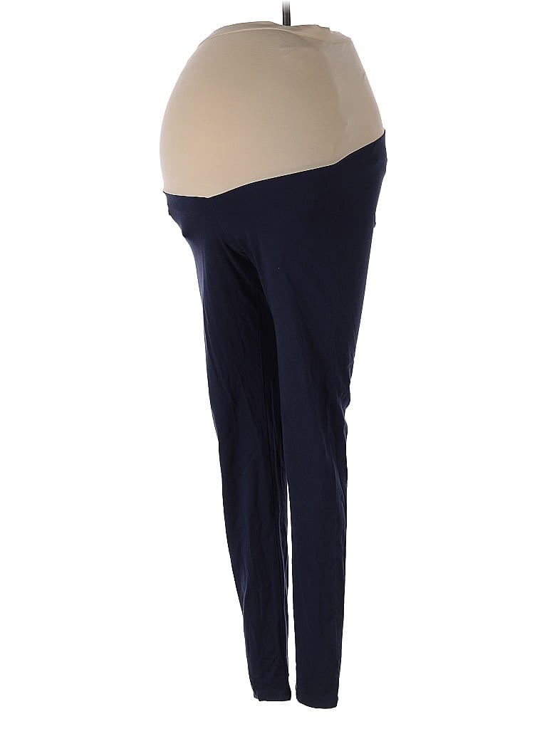 Pre-owned Motherhood Active Pants In Blue