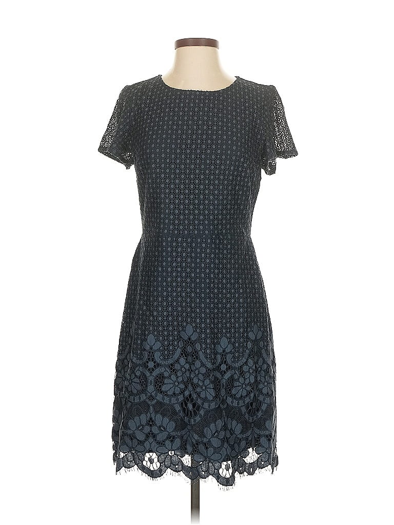 Pre-owned Ann Taylor Loft Casual Dress In Gray