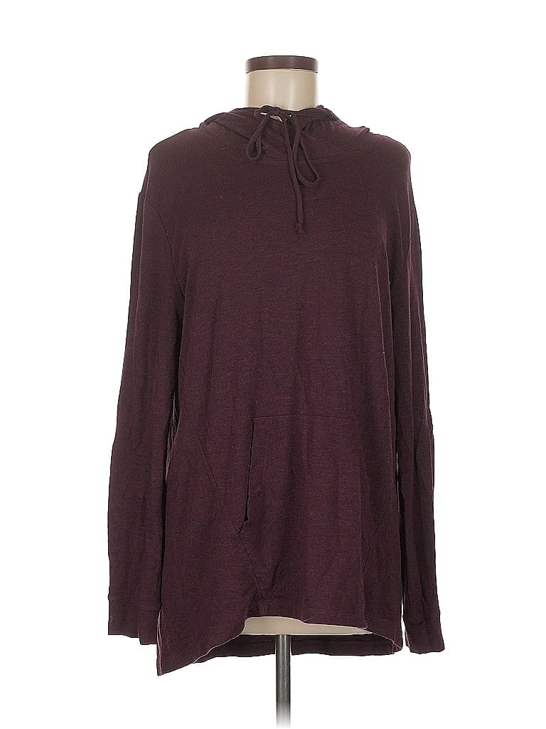 Pre-owned Cabi Pullover Sweater In Burgundy