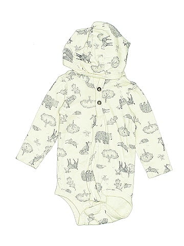 Just One Year by Carter's Long Sleeve Onesie (view 1)