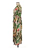 World Market 100% Rayon Tropical Green Casual Dress Size Sm - Med - photo 4