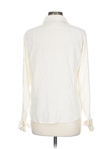 Lauren by Ralph Lauren Long Sleeve Silk Top (view 2)