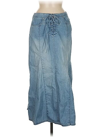 Gloria Vanderbilt Denim Skirt (view 1)