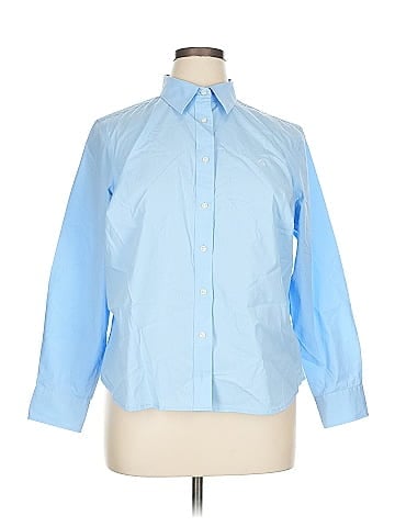 Lauren by Ralph Lauren Long Sleeve Button-Down Shirt (view 1)
