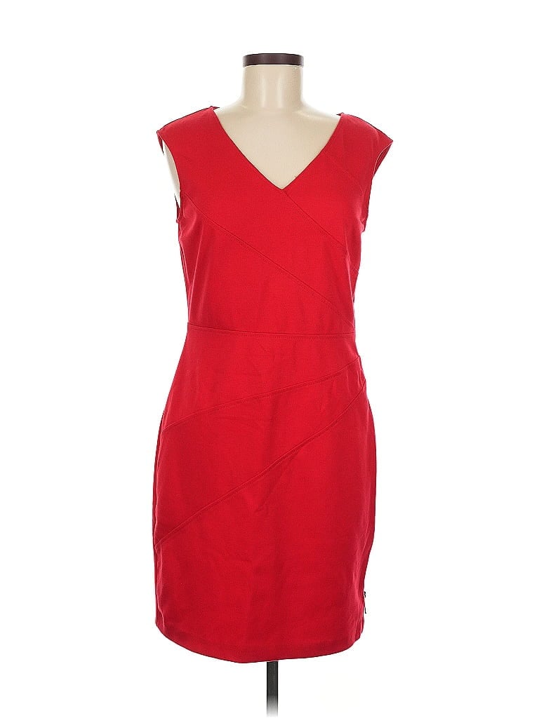 Pre-owned Marc New York Andrew Marc Cocktail Dress In Red