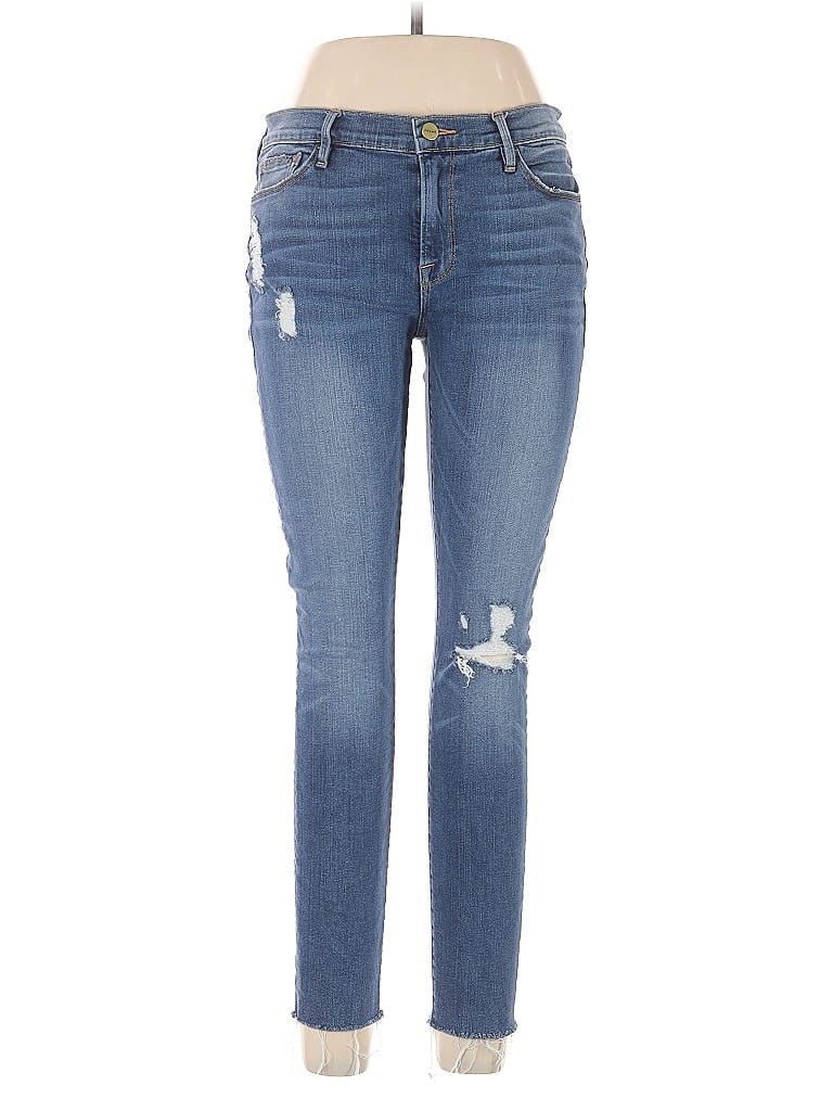 FRAME Denim Hearts Blue Jeans Size 31 waist - photo 1
