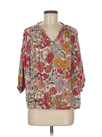 Entro 3/4 Sleeve Blouse (view 1)