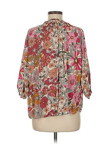 Entro 3/4 Sleeve Blouse (view 2)