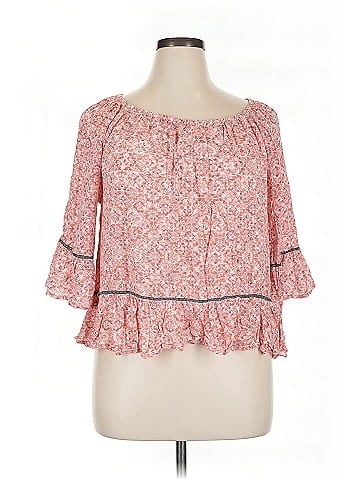 Democracy 3/4 Sleeve Blouse (view 1)