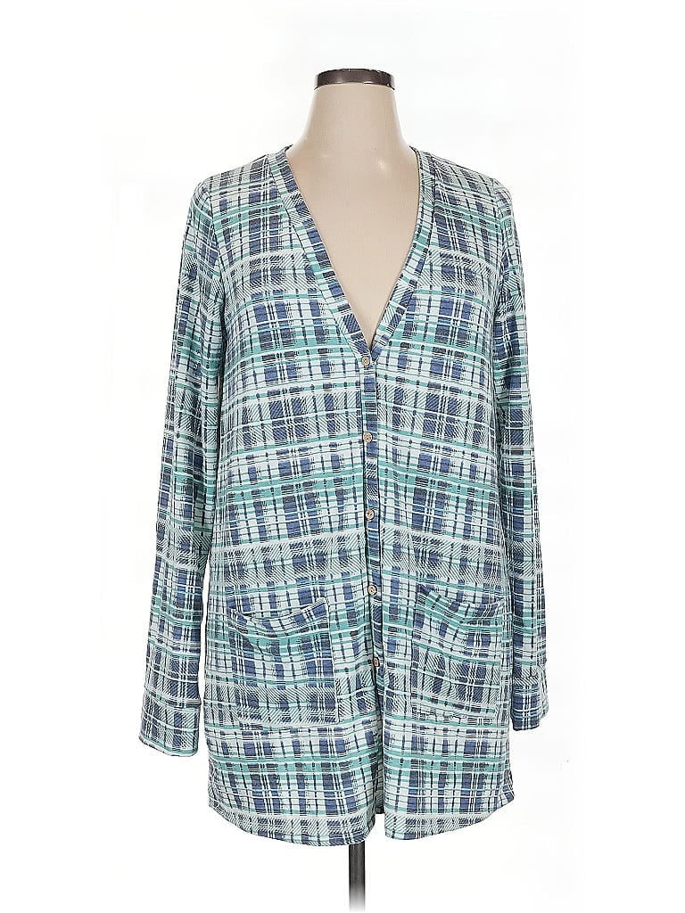 AGNES & DORA Pre-owned Cardigan Sweater In Blue