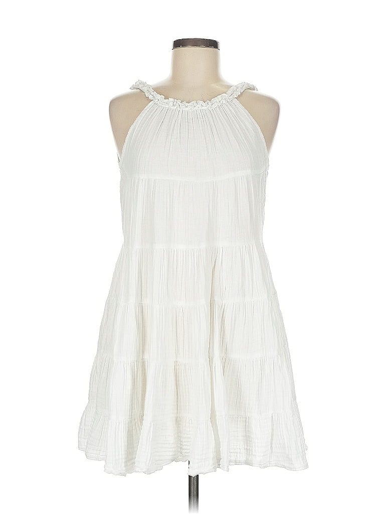 Elan White Casual Dress Size M - photo 1