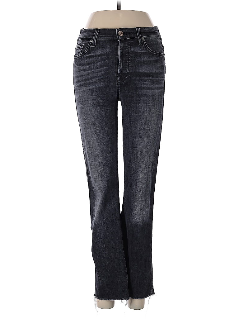 Pre-owned 7 For All Mankind Jeans In Black