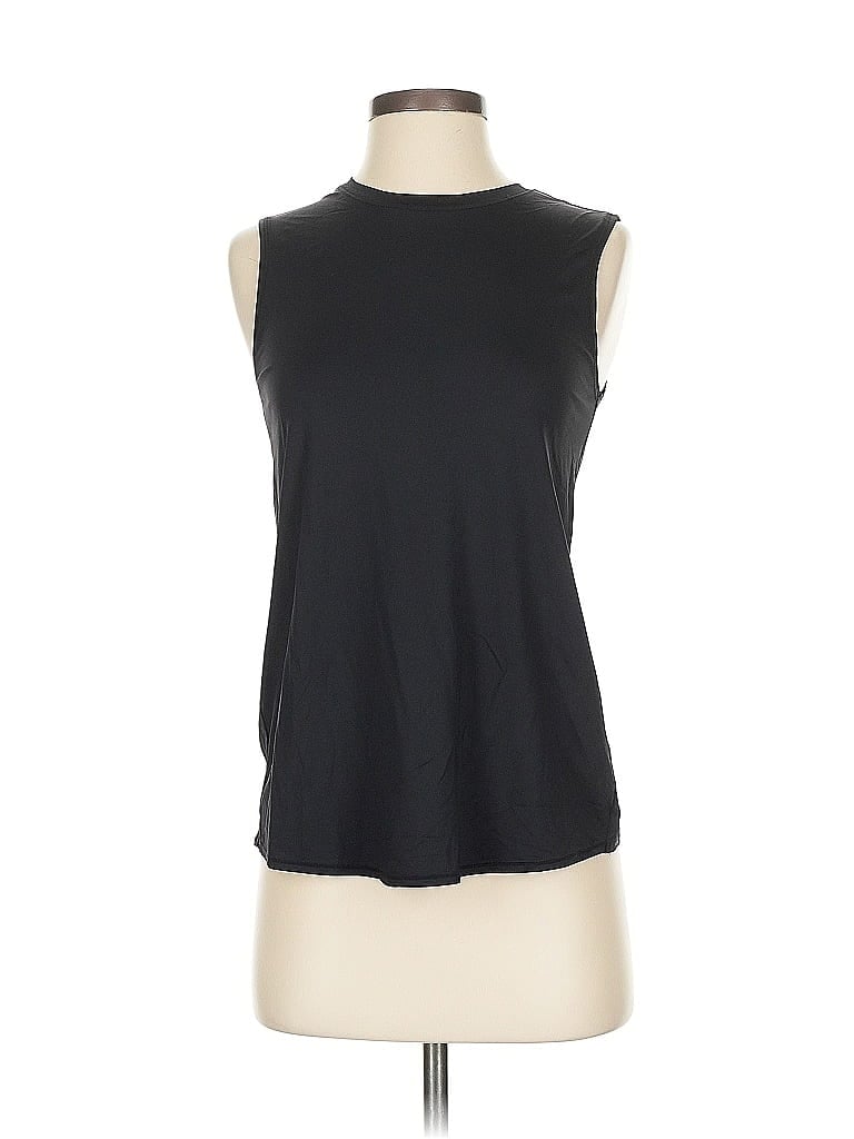 Pre-owned Athleta Sleeveless T-shirt In Black