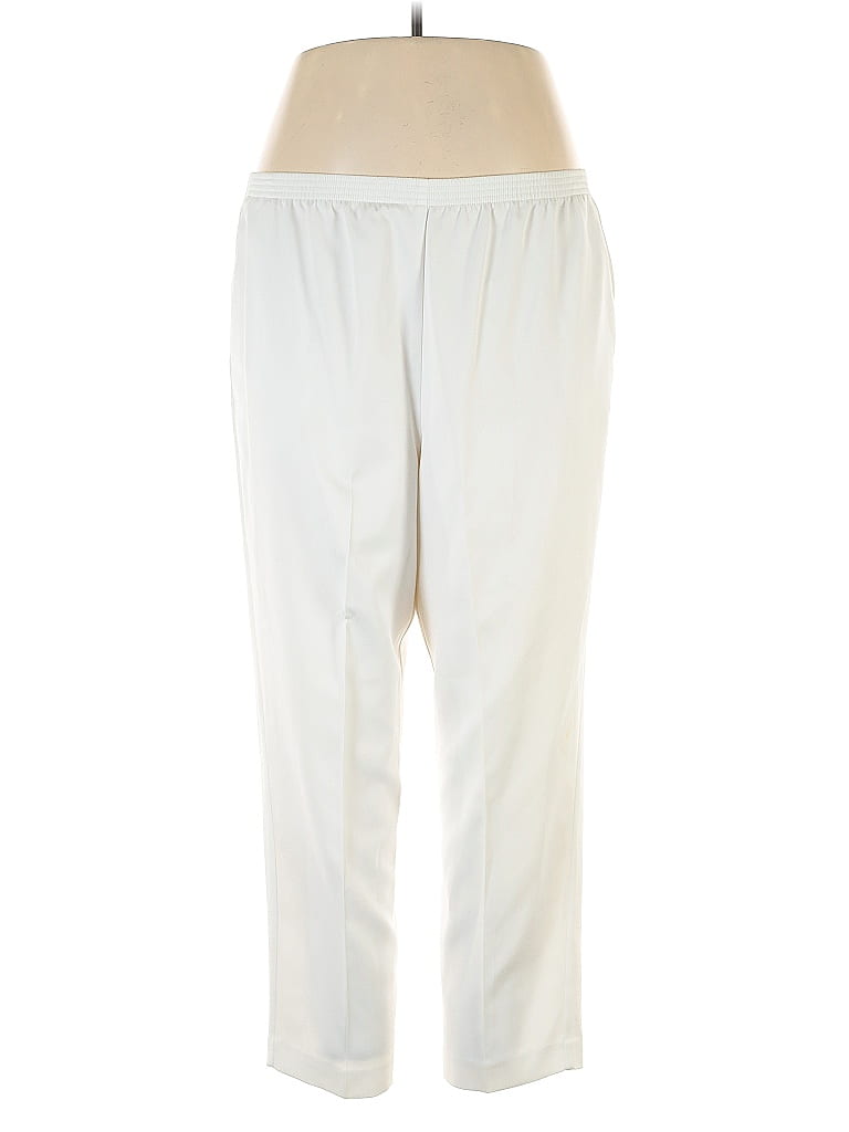 Pre-owned Alfred Dunner Casual Pants In White